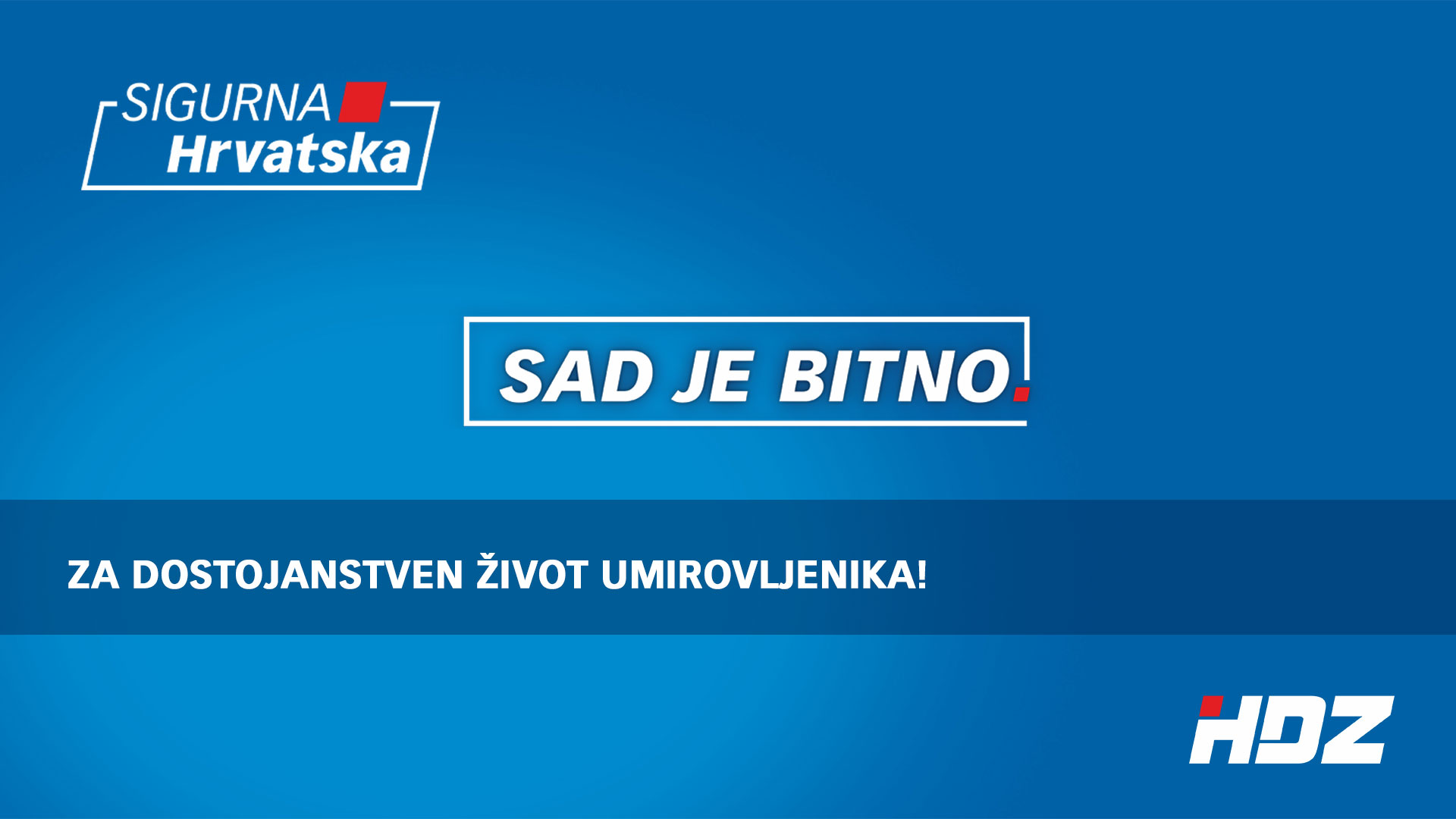 ZA DOSTOJANSTVEN ŽIVOT UMIROVLJENIKA!